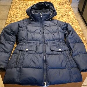 Lands' End Women's Blue Puffer Jacket